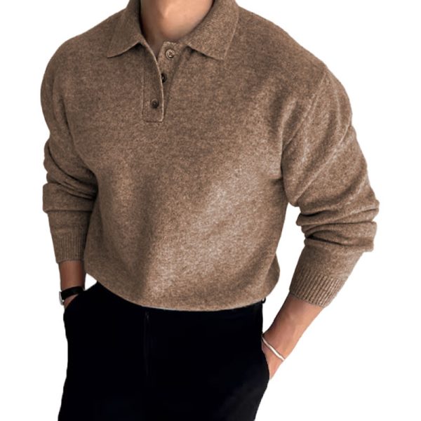 Gentleman's Business Knit Wool Polo Shirt