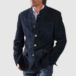 Men's Classic Vintage Casual Button Down Jacket
