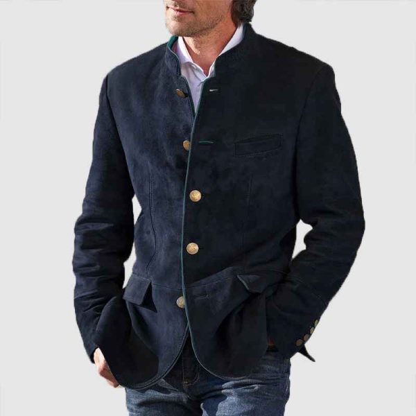 Men's Classic Vintage Casual Button Down Jacket