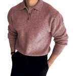 Gentleman's Business Knit Wool Polo Shirt