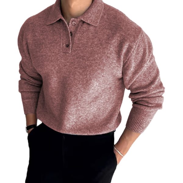 Gentleman's Business Knit Wool Polo Shirt