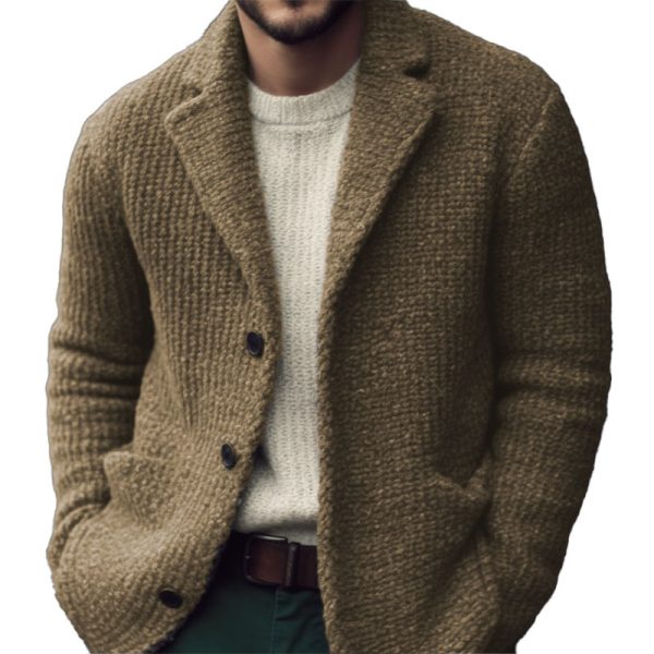 Men's Elegant Knitted Jacket