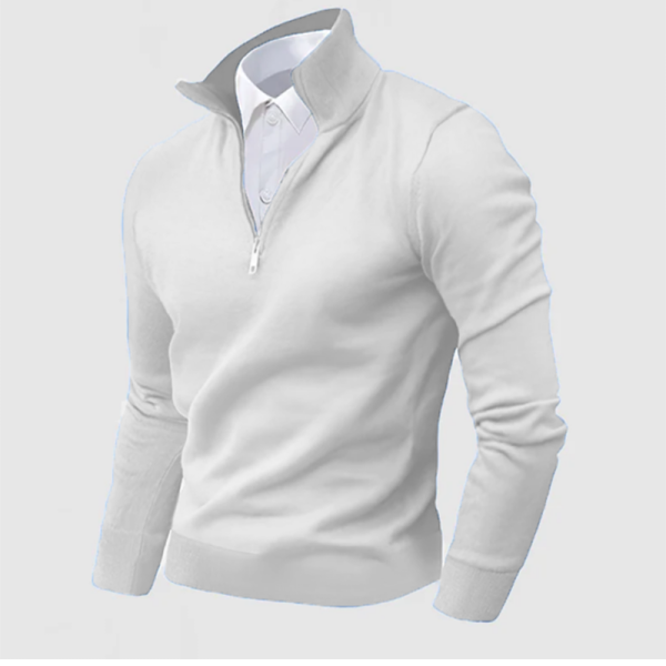 Gentleman's Business Cashmere Zip Sweater