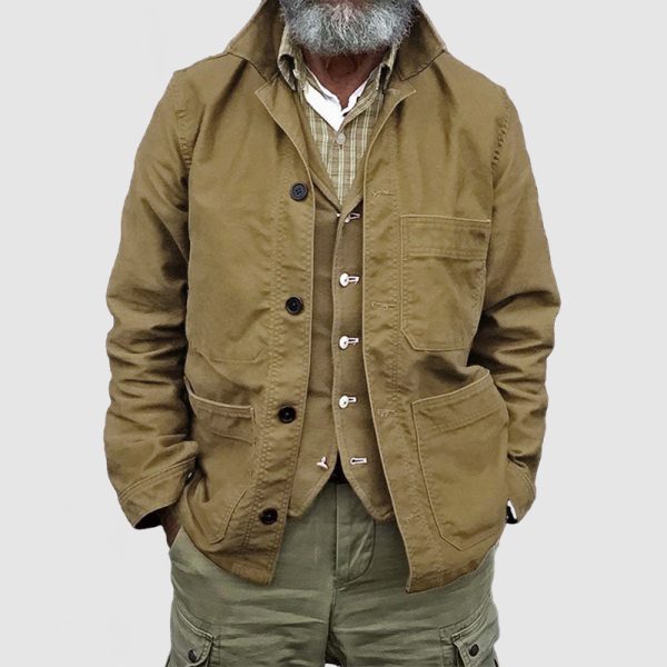 Men's Vintage Cotton Washed Jacket (NEW)