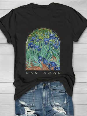 Van Gogh Iris Printed Women's T-shirt