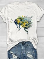 Busy Bee Printed Women's T-shirt