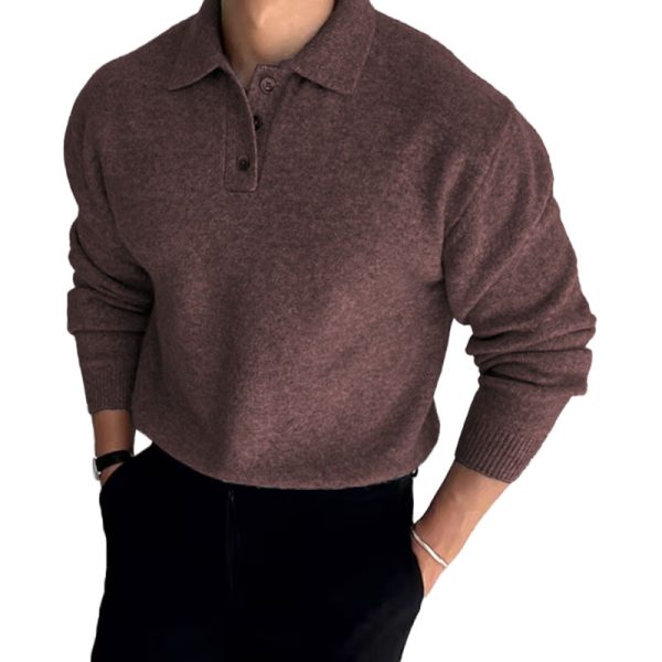 Gentleman's Business Knit Wool Polo Shirt
