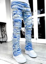 Sapphire Blue Stacked Denim