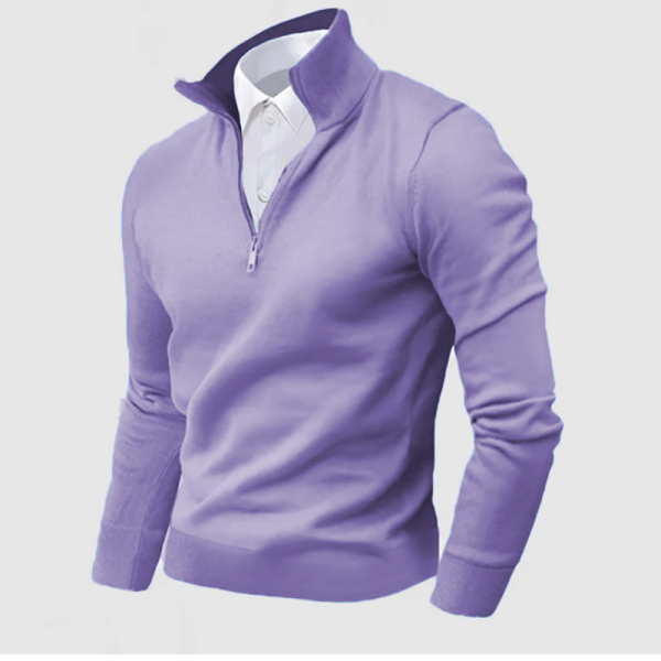 Gentleman's Business Cashmere Zip Sweater