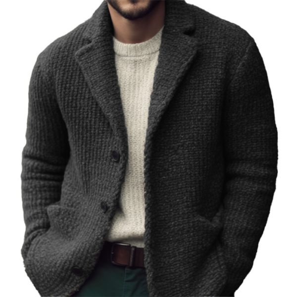 Men's Elegant Knitted Jacket