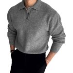 Gentleman's Business Knit Wool Polo Shirt
