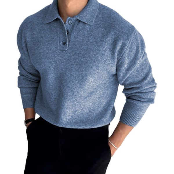 Gentleman's Business Knit Wool Polo Shirt