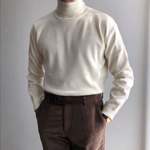 Men's Basic Cashmere Sweater