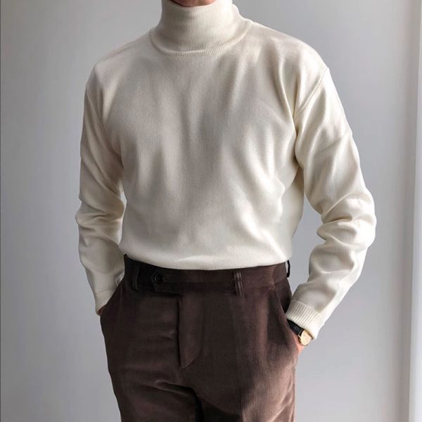 Men's Basic Cashmere Sweater