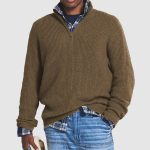 Men's Cashmere Business Casual Zipper Sweater(NEW)