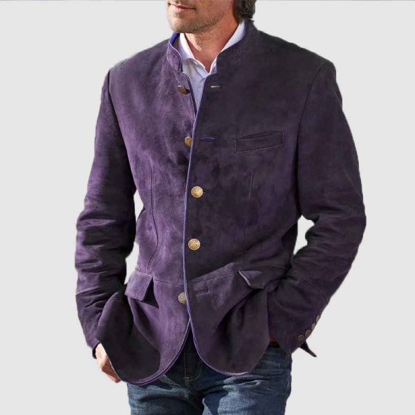 Men's Classic Vintage Casual Button Down Jacket