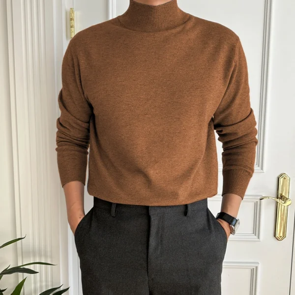 Men's Basic Cashmere Sweater