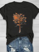 Blazing Fox Tree Print Women's T-shirt