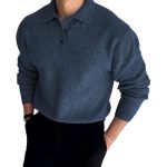 Gentleman's Business Knit Wool Polo Shirt