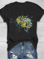 Busy Bee Printed Women's T-shirt