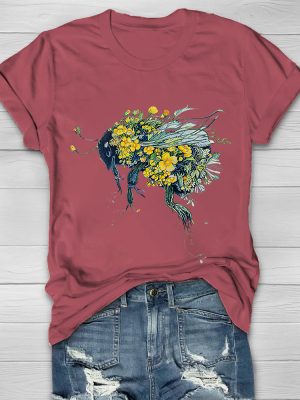 Busy Bee Printed Women's T-shirt