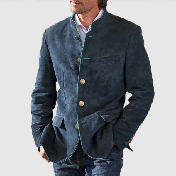 Men's Classic Vintage Casual Button Down Jacket