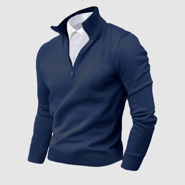 Gentleman's Business Cashmere Zip Sweater