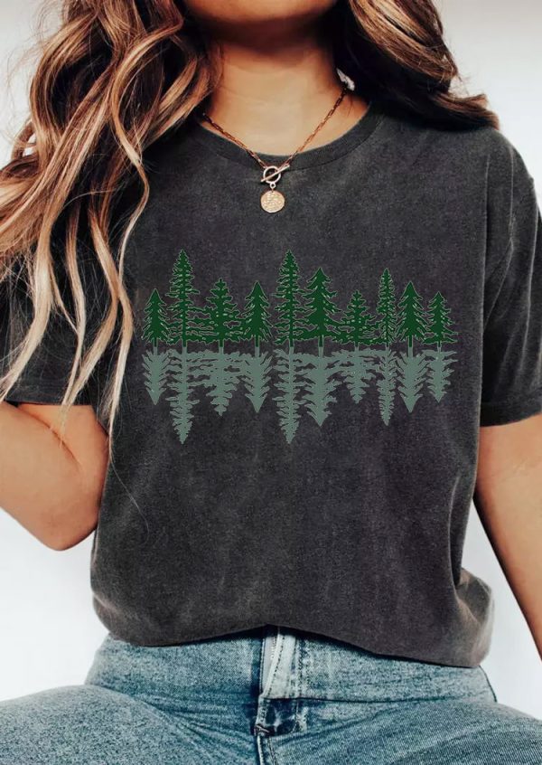 Nature Forest Print Women's T-shirt