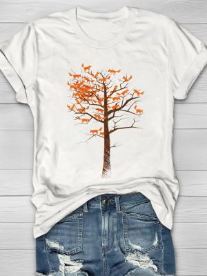 Blazing Fox Tree Print Women's T-shirt