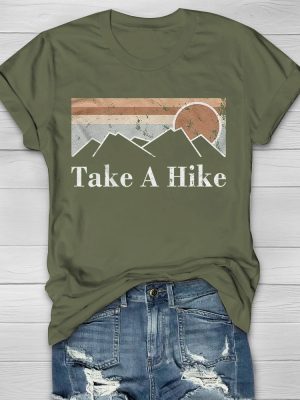 Take A Hike Outdoor Nature Print Women's T-shirt