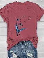 Dandelion Printed Women's T-shirt