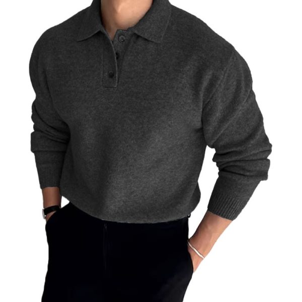Gentleman's Business Knit Wool Polo Shirt
