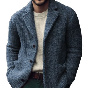 Men's Elegant Knitted Jacket