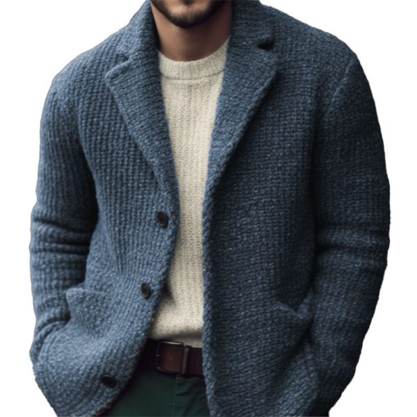 Men's Elegant Knitted Jacket
