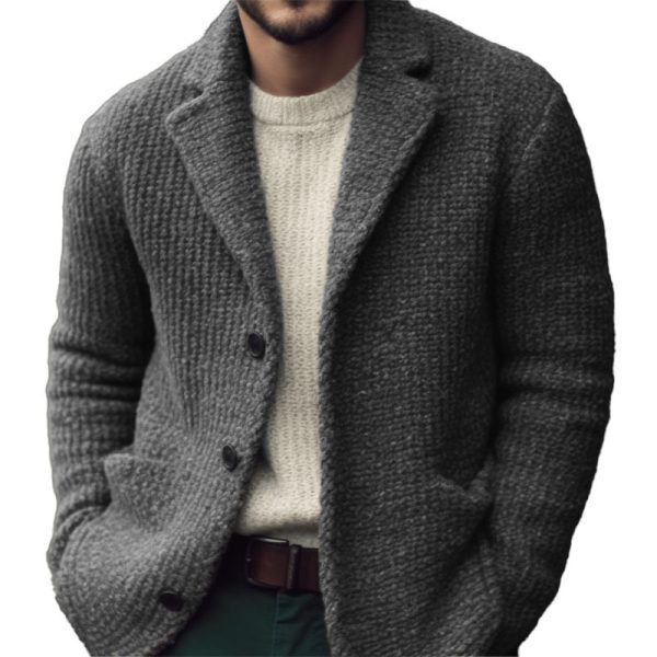 Men's Elegant Knitted Jacket