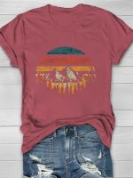Nature Landspace Print Women's T-shirt