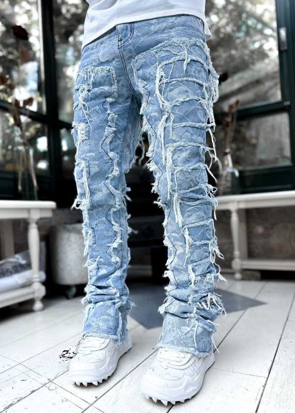 Maya Blue Laser Stacked Denim