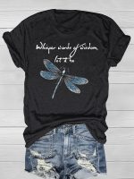 Whisper Words Of Wisdom Let It Be Print Women's T-shirt