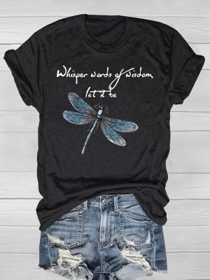 Whisper Words Of Wisdom Let It Be Print Women's T-shirt